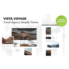Vista Voyage - Travel Agency Responsive Online Store 2.0 Shopify Theme
