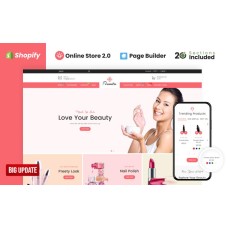 Pionita Cosmetics Store Shopify Theme