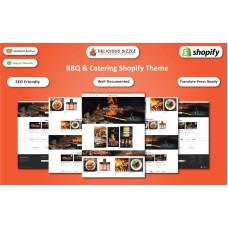 Delicious Sizzle - BBQ Grilled & Catering Multipurpose Shopify Sections Theme