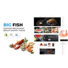 Big Fish - Seafood Restaurant Bright Shopify Theme