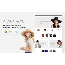 Caps and Hats - Fashion Multipage Elegant Shopify Theme