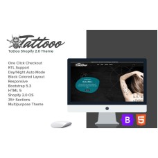 Tattooo - Tattoo Shopify 2.0 Theme