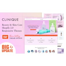 Clinique - Beauty Cosmetics & Skincare Multipurpose Shopify 2.0 Responsive Theme