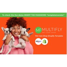 Multifly Responsive Pets Shop Shopify Theme