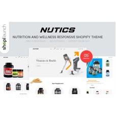 Nutics - Nutrition and Wellness Responsive Shopify Theme