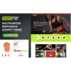 Sporto Stuff  - Sports Wear And Body Fitness Equipment Accessories Responsive Shopify Theme