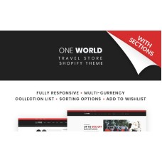 One World - Travel Store Shopify Theme