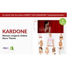 Kardone Woman Lingerie Online Store Theme