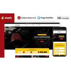 AutoFast Auto Parts Store Shopify Theme