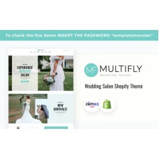 Multifly Wedding Salon Shopify Theme