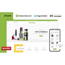 Crystal Kitchen Store Shopify Theme