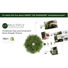 Multifly Christmas Tree and Ornament Store Shopify Theme