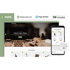 Crewora - Shopify Theme for Cigars & Smoking Equipment