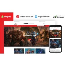 Gamebox Gaming & Accessories Store Shopify Theme