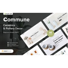 Commune - Ceramics & Pottery Decor Shopify Theme