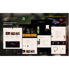 Gentleman Tobacco & Cigar Store Shopify Theme