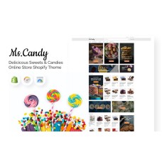Ms.Candy - Delicicous Sweets & Candies Online Store Shopify Theme