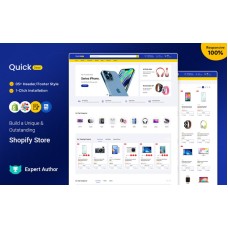 Quickdeal - Electronics, Gadgets and Computers Multipurpose Shopify Responsive Theme