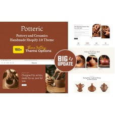 Potteric - Handcrafted Ceramic & Home Decor Multipurpose Shopify 2.0 Responsive Theme