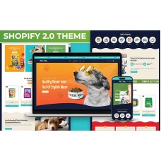 Petpaw - Pet Fashion Store & Pet Food Multipurpose Shopify 2.0 Responsive Theme