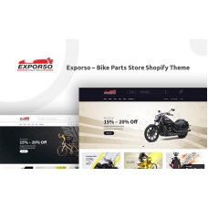 Exporso - Bike Parts Store Shopify Theme