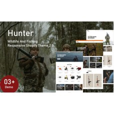 Hunter - Wildlife And Fishing Responsive Shopify Theme 2.0