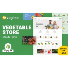 Vegime Vegetable & Grocery Shopify Theme