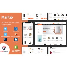 Martio - Minimal & Modern MultiStore Shopify Theme