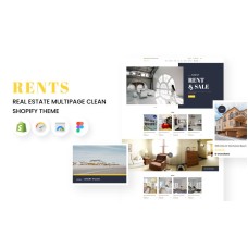 RENTS - Real Estate Multipage Clean Shopify Theme