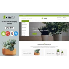 Cactis - Plants and Gardening Tools Online Store Shopify Theme
