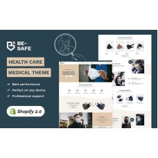 BE SAFE - Health & Medical High level Shopify 2.0 Multi-purpose Responsive Theme