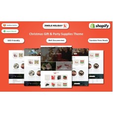 Jingle Holiday - Christmas Gifts & New Year Party Supplies Shopify Theme