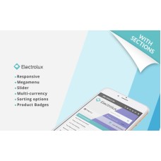 Electrolux - Electronics Store Responsive Shopify Theme