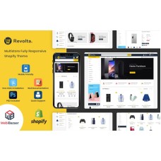 Revolta - Minimal Modern Multistore Shopify Theme