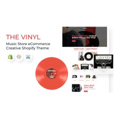 The Vinyl - Music Store eCommerce Creative Shopify Theme