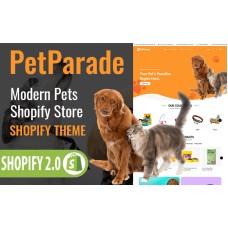 PetParade - Animals & Pets Store Responsive Shopify Theme 2.0