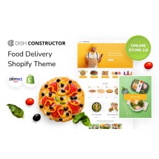 Dish Constructor - Food & Restaurant Responsive Online Store 2.0 Shopify Theme