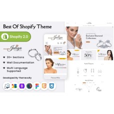 Juliya Mega Jewellery–Jewelry Watch–Accessories Shopify 2.0 Premium Responsive Theme