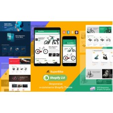 SuperBike - Bicycle  Auto Car  Electronics  Digital Art Shopify  2.0 Theme