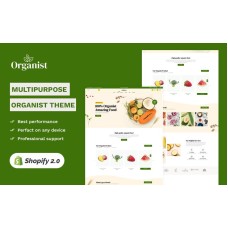 Organist - Organic Fruit & Grocery Store High level Shopify 2.0 Multi-purpose Responsive Theme