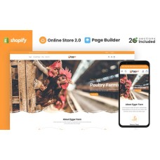 Egger - Poultry and Farm Shopify  Theme