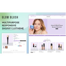 Glowblush - Premium Beauty & Skincare Multipurpose Responsive Shopify Theme 2.0
