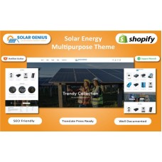 Solar Genius - Solar, Wind & Renewable Energy Store Shopify Theme