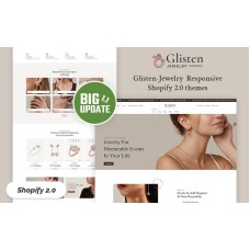 Glisten - Modern Jewelry Store Shopify 2.0 Responsive Theme