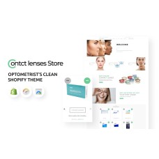 Contact Lenses Store - Optometrist's Clean Shopify Theme