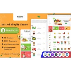 FreshG Mega Grocery–Food Drink–Coffee Shopify 2.0 Premium Responsive Theme