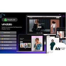 Vindalo - Clothing & Fashion Responsive Shopify 2.0 Theme