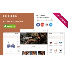 Boldlooky - Lingerie & Bikini Store Shopify Theme