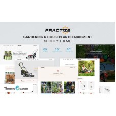 Practize - Gardening & Houseplants Equipment Shopify Theme