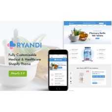 Ryandi – Medical and Pharmacy Shopify 2.0 Theme